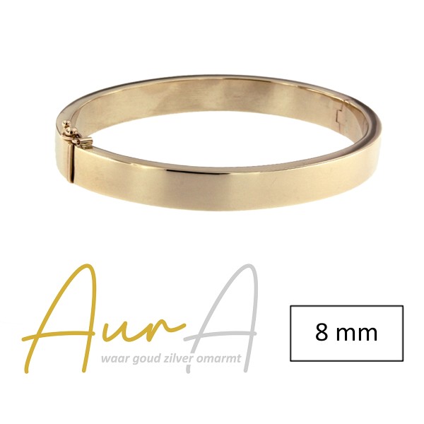 Aura Bangle 8mm recht