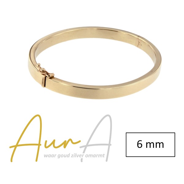 Aura Bangle 6mm recht
