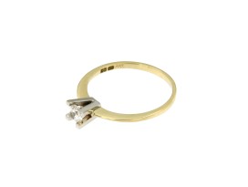 210-254019803-solitairring-14-karaat-bicolor-goud-zirkonia