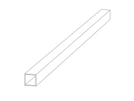 zilver-buis-vierkant-2-4-mm