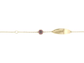 Babyplaatband 12-14 cm Bloem