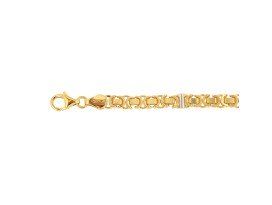 Armband 5,00 mm 21 cm geelgoud (VIJN012)