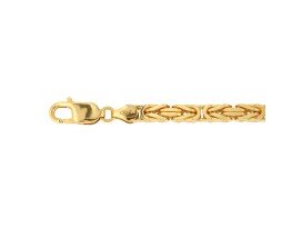 Armband 5,00 mm 21 cm geelgoud (VIJZ006)