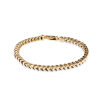 Armband Massief vossenstaart 5mm bicolor
