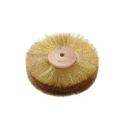 Borstel messing met houten kernOP=OP