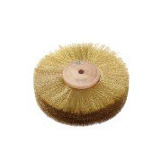 Borstel messing met houten kernOP=OP