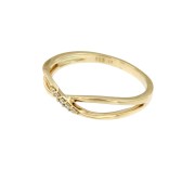 Ring 75 geelgoud zirkonia