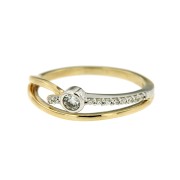 Ring 107 bicolor goud
