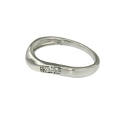 Ring 55 witgoud zirkonia
