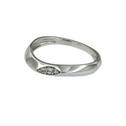 Ring 56 witgoud zirkonia