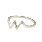 Ring 110 zirkonia witgoud
