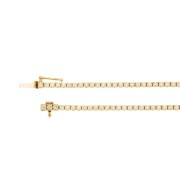Tennisarmband diamant 2 ct geelgoud