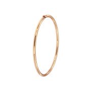 Bangle roodgoud rond 3 mm