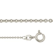 Anker colliers ongeslepen 45 cm witgoud 0,70 - 1,50 mm