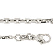 Anker colliers geslepen 60 cm witgoud 1,80 mm