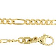 Figaro colliers 45 cm geelgoud 1,10 - 3,50 mm