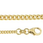 Gourmet colliers 70 cm geelgoud 1,40 - 2,70 mm