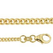 Gourmet colliers 50 cm geelgoud 1,10 - 3,40 mm