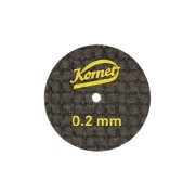 Doorslijpschijfjes Komet 0,2 - 0,5 mm, versterkt