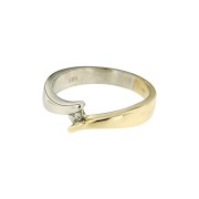 Ring 126 bicolor zirkonia